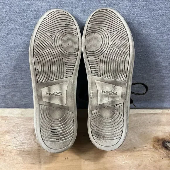 Bebé Sport Womens low Top Sneakers 9.5 Green Embroidered Y2K Inspired Boho - Picture 6 of 8